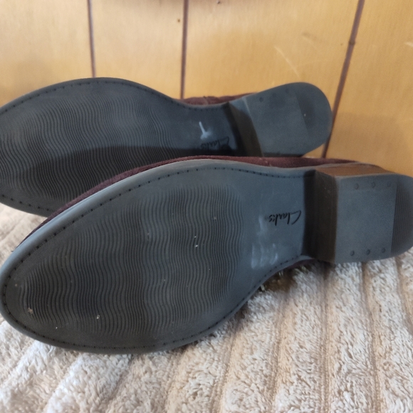 Clark's Collection brown suede ankle boots - Picture 3 of 3